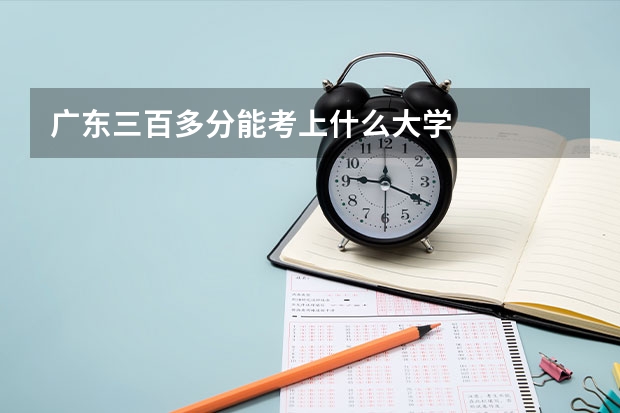 广东三百多分能考上什么大学