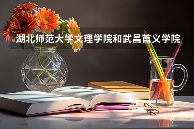 湖北师范大学文理学院和武昌首义学院哪个好