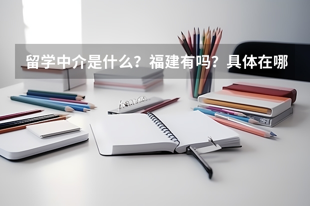 留学中介是什么？福建有吗？具体在哪里