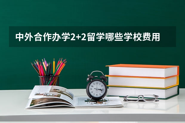 中外合作办学2+2留学哪些学校费用比较低吗？