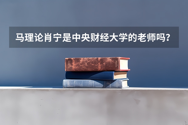 马理论肖宁是中央财经大学的老师吗？