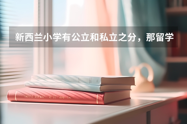 新西兰小学有公立和私立之分，那留学费用分别是多少呢？