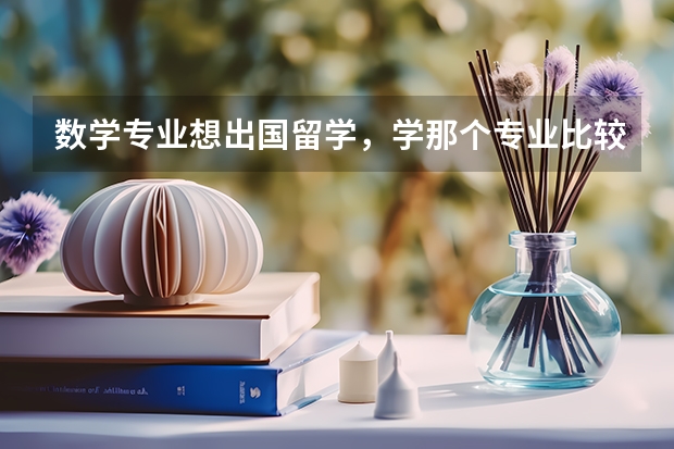 数学专业想出国留学，学那个专业比较好（英国留学数学专业分支介绍）