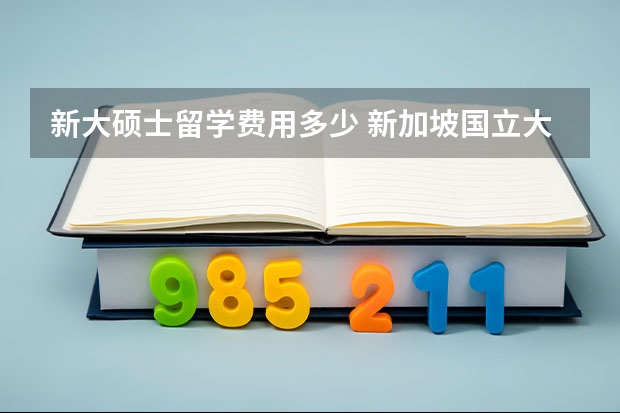 新大硕士留学费用多少 新加坡国立大学研究生留学费用