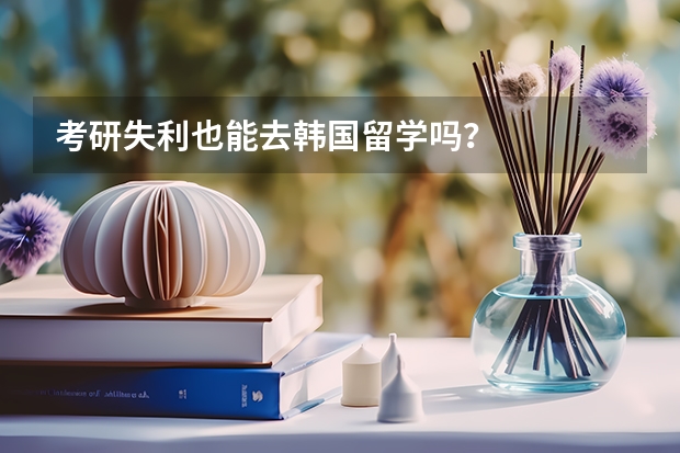 考研失利也能去韩国留学吗？