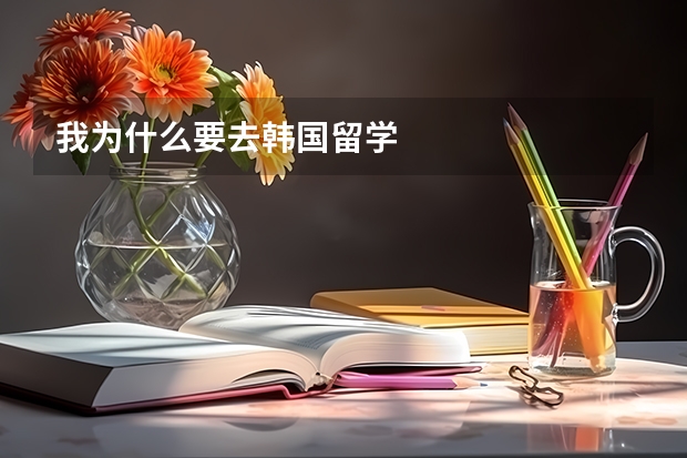 我为什么要去韩国留学