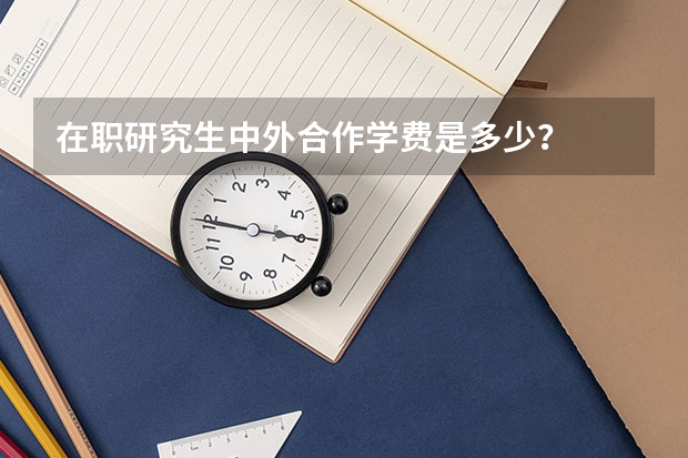 在职研究生中外合作学费是多少？