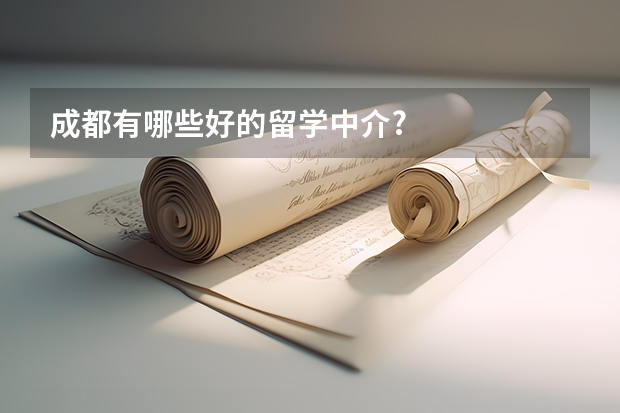 成都有哪些好的留学中介?