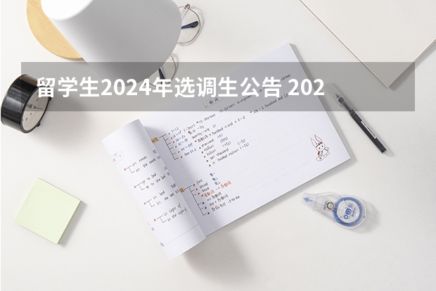 留学生2024年选调生公告 2024湖南选调生考试时间