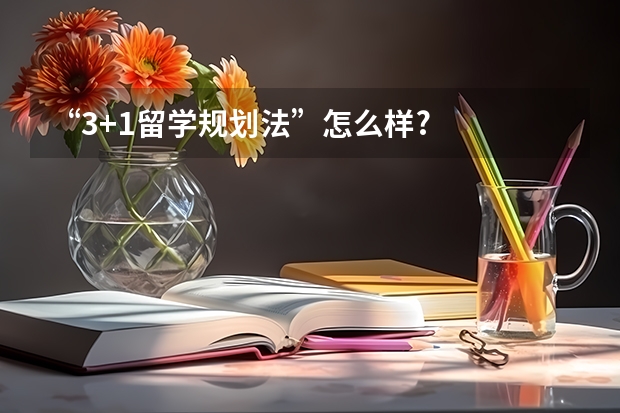 “3+1留学规划法”怎么样?