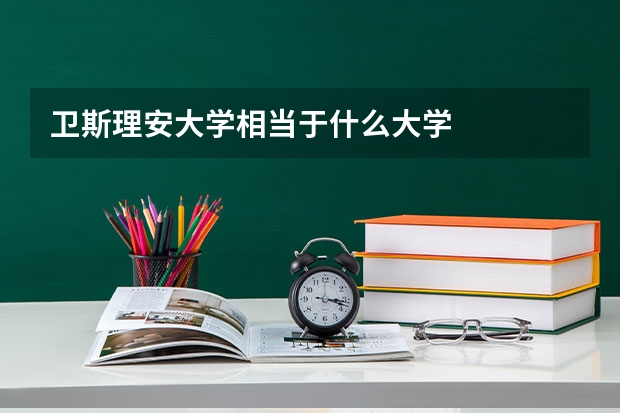 卫斯理安大学相当于什么大学