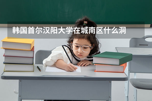 韩国首尔汉阳大学在城南区什么洞