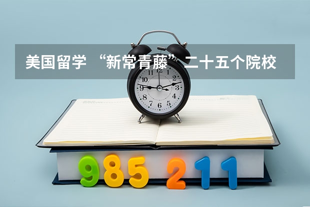 美国留学 “新常青藤”二十五个院校详解（纽约大学世界排名）