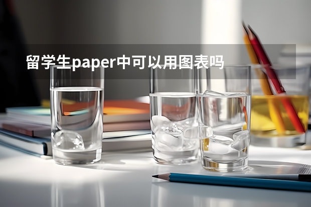 留学生paper中可以用图表吗