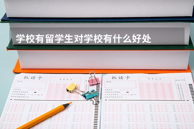 学校有留学生对学校有什么好处