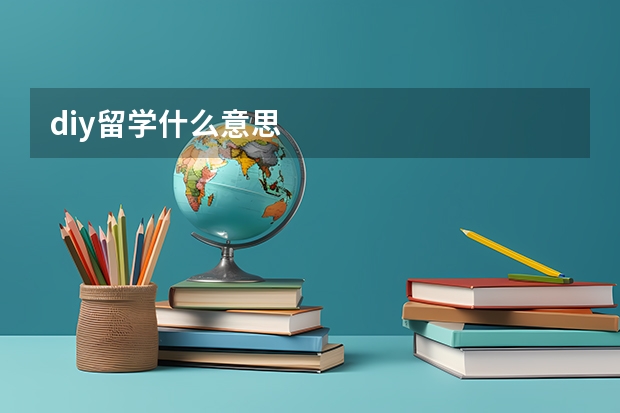 diy留学什么意思